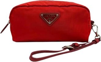 Prada Pre-owned Pochette in Vintage Nylon - - Pre-owned - Donna - Rosso - ONE SIZE