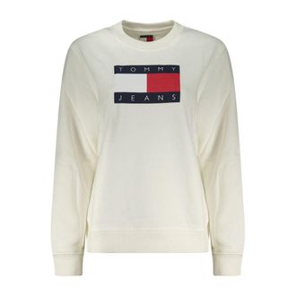Tommy Hilfiger Bianco Katoenen Dames Sweatshirt