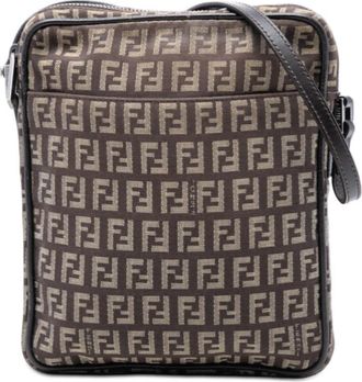 Fendi Pre-owned Fendi Zucchino Canvas Crossbody Ladies 2461-8BT053-JQ4-039