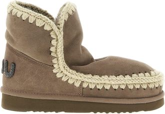 Mou Eskimo 18 Glitter Logo Stivali E Stivaletti Marrone-Donna