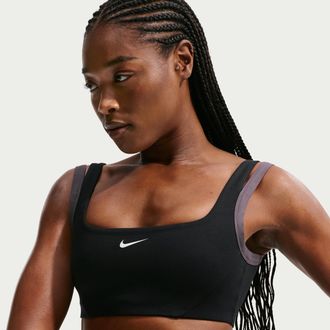 Nike Womens One Light-Support Sports Bra in Black | IR1956-011