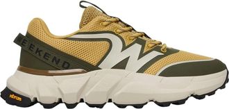 Max Mara Technische Mesh Sneakers - Dames - Sneakers - Groen - 39 EU - Schoenen