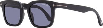Tom Ford Mens Square Sunglasses TF751N Dax 01A Black 50mm