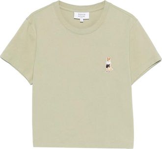 Maison Kitsun&eacute; Embroidered T-shirt