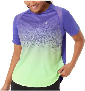 Asics Road Fade S/S Top Laufshirt f&uuml;r Damen | bunt