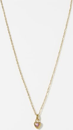 Simons Womens Birthstone heart chain