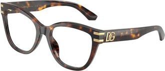 Dolce & Gabbana Optical Frame - Dames - Brillen - Bruin - 55 MM - Accessoires