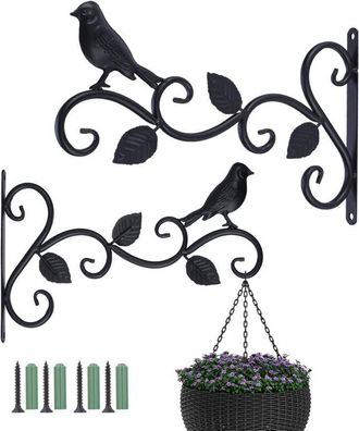 OEM Soporte Para Cestas Colgantes - Gancho Metalico 30 Cm X 19 Cm - Para Plantas Faroles Comederos De Aves - Pack De 2