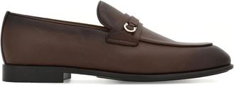 Ferragamo Ferragamo Gancini-Buckle Leather Loafers