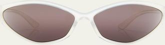 Balenciaga Mens Acetate Wrap Sunglasses