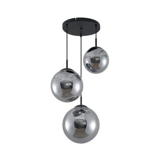 Lindby L&aacute;mpara Colgante teeja En Gris De Vidrio - Lindby