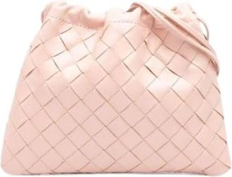 Bottega Veneta Borsa Mini Pre-owned in Pelle Intrecciata - - Pre-owned - Donna - Rosa - ONE SIZE