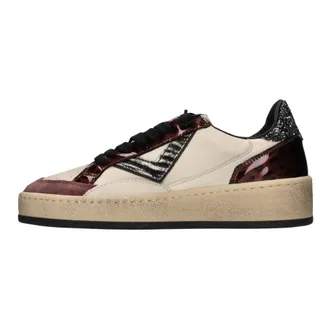 4B12 Schoenen, Dames, Veelkleurig, 37 EU, Leer, Play New Sky Sneakers