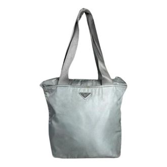 Prada Pre-owned Tote Bags, female, Blue, Size: ONE SIZE Pre-owned Vintage Tote Bag