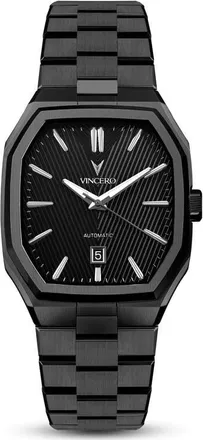 Vincero Inception Blue Shift Automatic Bracelet Watch, 38mm in Black at Nordstrom
