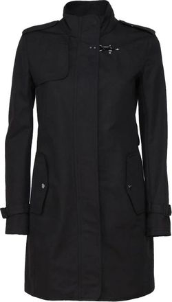 Fay Trenchcoat - Dames - Mantels - Zwart - Maat: XL Katoen
