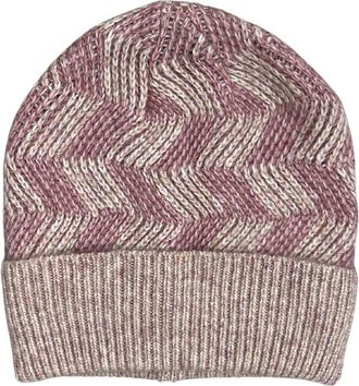 MARCUS ADLER Knit Pattern Wool-Blend Beanie