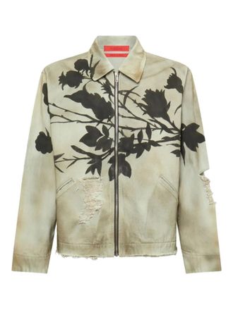 Kusikohc Gerafeld denim jack - Bruin