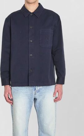 Saint Laurent cassandre cotton gabardine oversized overshirt