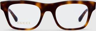 Gucci Rectangular Optical Frame, Brown