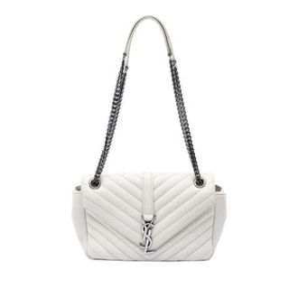 Saint Laurent Pre-owned The Envelope - Dames - Vintage Schoudertas - Wit - ONE Size - Leer - Vintage
