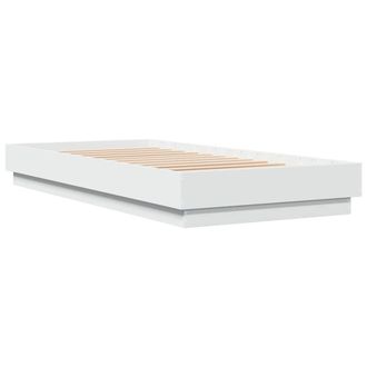 Berkfield Home Durable Bed Frame without Mattress White 90x200 cm Engineered Wood