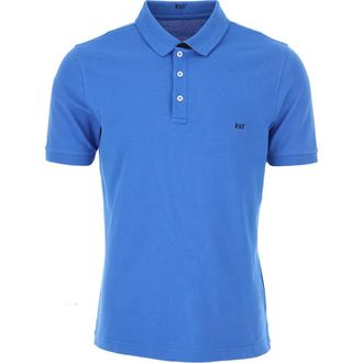 Fay Polo Shirts, male, Blue, Size: M Polo Shirt