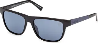 Timberland TB00069 Polarized 01D Mens Sunglasses Black Size 56