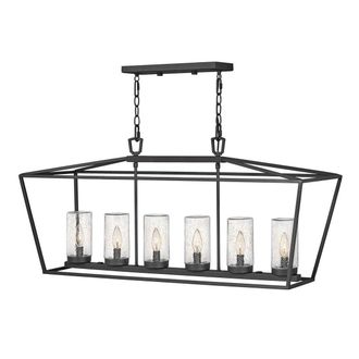 Netlighting Hinkley Alford Place Outdoor Pendant Ceiling Light Museum Black IP44