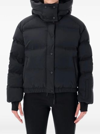 Perfect Moment hooded quilted ski jacket - Black