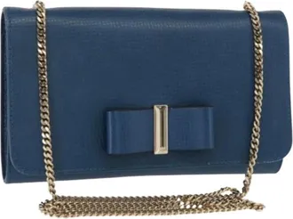 Chlo&eacute; Pre-owned Cross Body Bags, female, Blue, Size: ONE SIZE Pre-owned Shoulder Bag