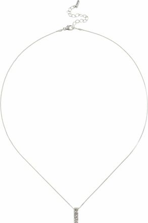 Chan Luu Womens Bar Necklace In Silver