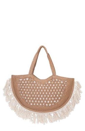Frye Ella Tassel Tote Bag in Beige at Nordstrom Rack