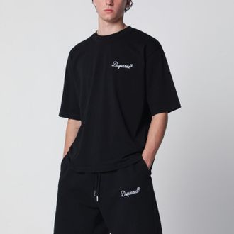Dsquared2 Black Loose Fit T Shirt With Logo