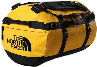 The North Face Durable Yellow Duffel Bag With Adjustable Straps