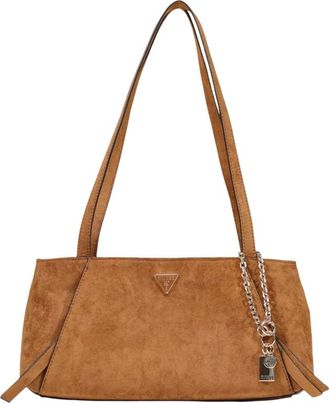 Guess Coleen Logo Small SA Tote - Dames - Schoudertassen - Bruin - ONE Size - Polyester - Tassen