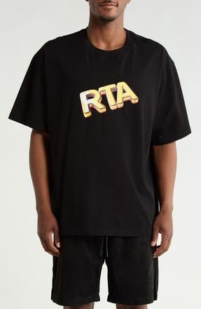 Rta Colin Cotton Graphic T-Shirt in Black Cash Only at Nordstrom Rack, Size Xxx-Large