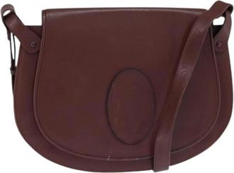 Cartier Pre-owned Vintage Cross Body Bag - Dames - Vintage Schoudertas - Rood - ONE Size - Leer - Vintage