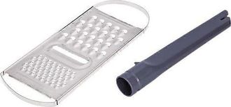 2B 2 Pcs Kitchen Accessories: 1 Pcs Stainless Steel Peeler Grater 25.4 Cm Long Strip & 1 Pcs Flat Suction Nozzle Head