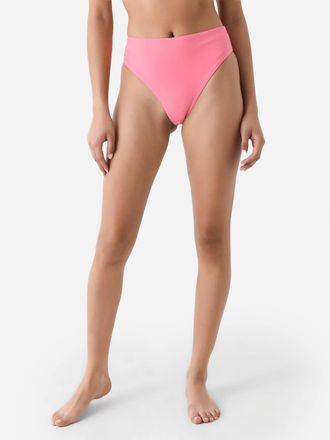 Bondi Born Womens Fern Bikini Bottom In Rose
