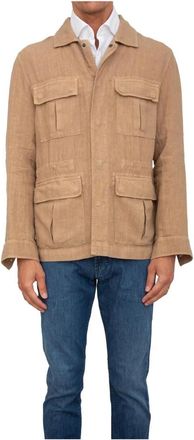 PESERICO Hombre, Chaquetas, Beige, Talla: L
