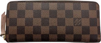 Louis Vuitton Brown Rose Ballerine Damier Canvas Coin Purse/Coin Case (Pre-Owned)