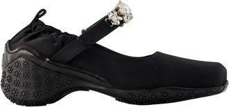 Simone Rocha Turbo Ballerine Runner con Decorazioni in Raso - - Shoes - Donna - Nero - 39 EU