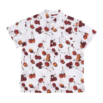 Obey Overhemden, Heren, Wit, XL, Short Sleeve Shirts