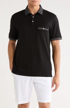 DKNY Devan Polo in Black at Nordstrom Rack, Size X-Large