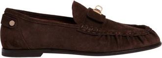 Sandro Suede loafers with clasp in Brown at Nordstrom, Size 36