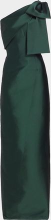 Sachin & Babi Bonnie One-Shoulder Satin Column Gown