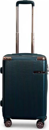 Infinity Leather Harde koffer 55 x 36 x 22 cm PC koffer Bagage geschikt voor Easyjet, Ryanair