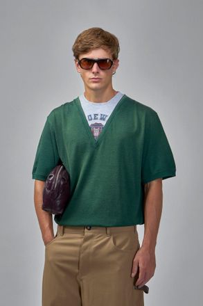 Loewe Loose Fit T-Shirt in Cotton Blend