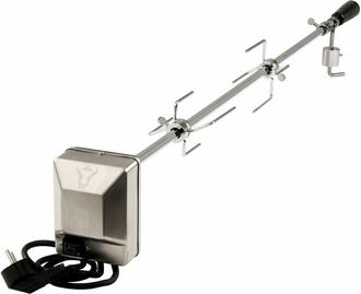 No Brand No Brand - Bbq-toro Juego Universal De Pinchos Para Parrilla Con Pincho, Motor, Soporte De Motor Y Agujas Para Carne